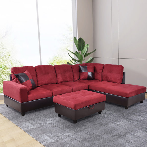 Latitude Run® Masimba 2 Piece Chaise Sectional Wayfair